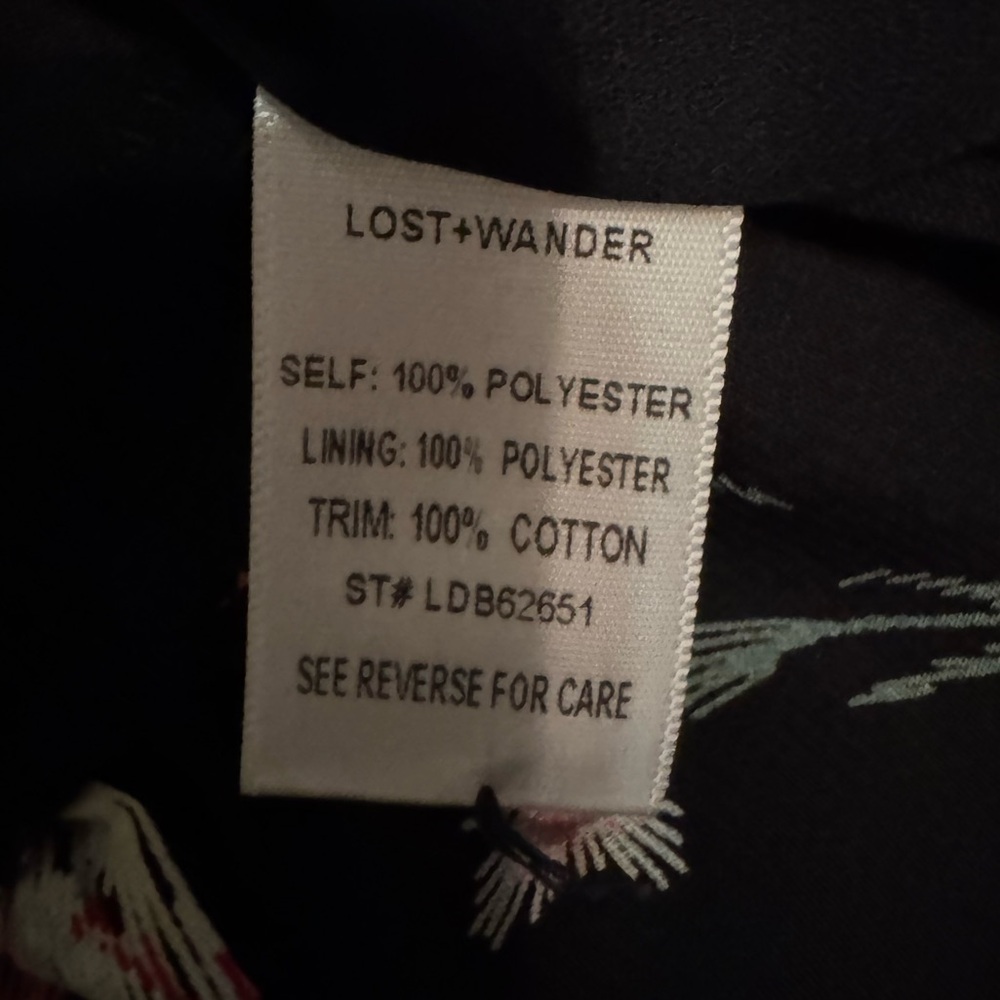 Lost + Wander Black Fleur Maxi Floral Dress - Picture 13 of 13
